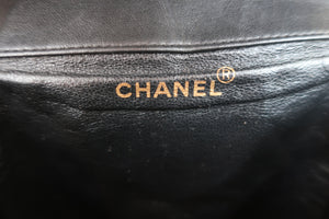 CHANEL Matelasse chain back pack Lambskin Black/Gold hadware Back pack 700100002