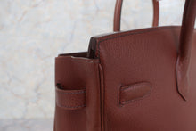 将图片加载到图库查看器，HERMES BIRKIN 35 Ardennes leather Brown □A刻印 Hand bag 600100186
