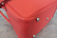 Load image into Gallery viewer, HERMES LINDY 26 Clemence leather Rose jaipur D Engraving Shoulder bag 700080002
