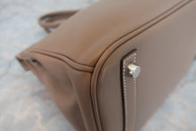 Load image into Gallery viewer, HERMES BIRKIN 30 Swift leather Etoupe gray □J Engraving Hand bag 700050003
