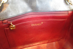 CHANEL/シャネル ダイアナマトラッセチェーンショルダーバッグ ラムスキン ブラック/ゴールド金具 ショルダーバッグ 700070149