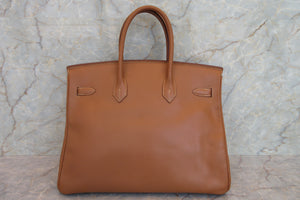 HERMES／エルメス バーキン35 クシュベル ゴールド □A刻印 700060127