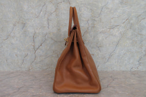 HERMES／エルメス バーキン35 クシュベル ゴールド □A刻印 700060127