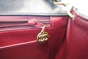 CHANEL/シャネル ダイアナマトラッセチェーンショルダーバッグ ラムスキン ブラック/ゴールド金具 ショルダーバッグ 700070149