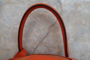 HERMES／エルメス リンディ30 エバーカラー オレンジ □Q刻印 ショルダーバッグ 700040008