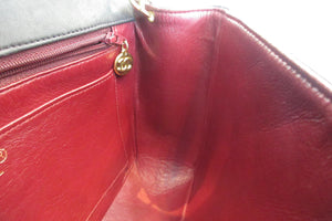 CHANEL/シャネル ダイアナマトラッセチェーンショルダーバッグ ラムスキン ブラック/ゴールド金具 ショルダーバッグ 700070149