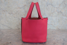 Load image into Gallery viewer, HERMES PICOTIN LOCK PM Clemence leather Rose extreme A Engraving Hand bag 800020172
