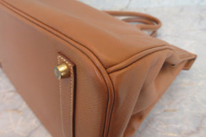 HERMES／エルメス バーキン35 クシュベル ゴールド □A刻印 700060127