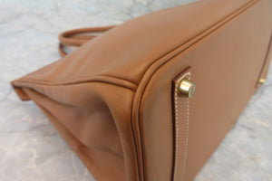 HERMES／エルメス バーキン35 クシュベル ゴールド □A刻印 700060127
