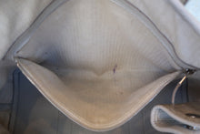 Load image into Gallery viewer, HERMES GARDEN PARTY ＰＭ Negonda leather Pearl gray □Q Engraving Tote bag 800090115
