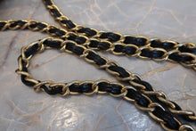 Load image into Gallery viewer, CHANEL CC mark fringe chain shoulder bag Lambskin Navy/Gold hadware Shoulder bag 700100053
