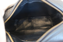 Load image into Gallery viewer, CHANEL CC mark fringe chain shoulder bag Lambskin Navy/Gold hadware Shoulder bag 700100053
