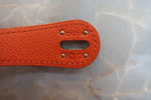 HERMES／エルメス リンディ30 エバーカラー オレンジ □Q刻印 ショルダーバッグ 700040008
