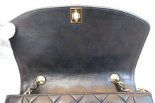 Load image into Gallery viewer, CHANEL  Diana matelasse chain shoulder bag Lambskin Black/Gold hadware Shoulder bag 700010152
