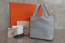 画像をギャラリービューアに読み込む, HERMES／エルメス ピコタンロックＰＭ トリヨンクレマンス ブルーペール Y刻印 ハンドバッグ 700080005
