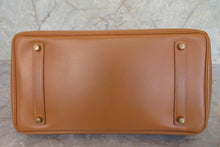 Load image into Gallery viewer, HERMES BIRKIN 35 Box carf leather Natural □F Engraving Hand bag 600120231
