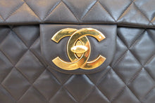 Load image into Gallery viewer, CHANEL Big Matelasse Single flap chain shoulder bag Lambskin Black/Gold hadware Shoulder bag 600120025
