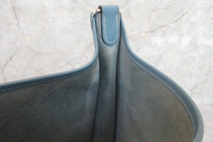HERMES／エルメス エブリン2GM ヴォーエプソン ブルージーン □J刻印 ショルダーバッグ 700030143