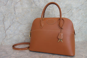 HERMES／エルメス ボリード35 クシュベル ゴールド 〇Y刻印 ショルダーバッグ 700090040