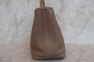 HERMES／エルメス ガーデンパーティＴＰＭ ネゴンダ エトゥープ □L刻印 トートバッグ 700030166