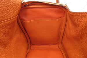 HERMES／エルメス リンディ30 トリヨンクレマンス オレンジ □P刻印 ショルダーバッグ 600120117