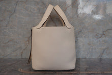 Load image into Gallery viewer, HERMES PICOTIN LOCK PM Clemence leather Nata Y Engraving Hand bag 600110212
