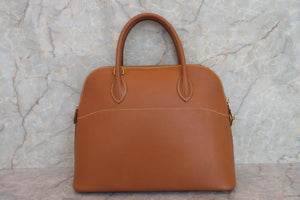 HERMES／エルメス ボリード35 クシュベル ゴールド 〇Y刻印 ショルダーバッグ 700090040