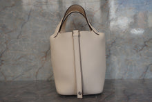 Load image into Gallery viewer, HERMES PICOTIN LOCK PM Clemence leather Nata Y Engraving Hand bag 600110212
