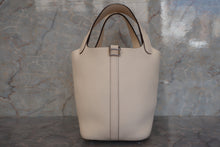 Load image into Gallery viewer, HERMES PICOTIN LOCK PM Clemence leather Nata Y Engraving Hand bag 600110212
