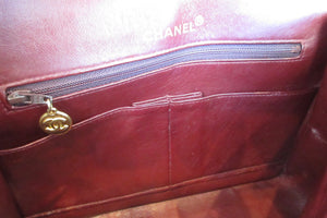 CHANEL Matelasse double flap double chain shoulder bag Lambskin Black/Gold hadware Shoulder bag 700070154