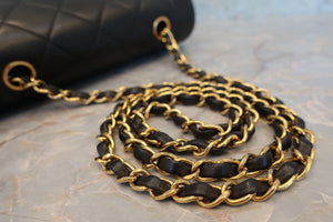 CHANEL  Diana matelasse chain shoulder bag Lambskin Black/Gold hadware Shoulder bag 700100010