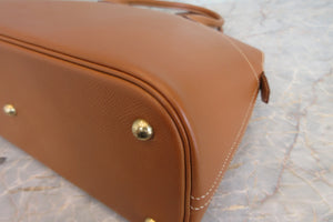 HERMES／エルメス ボリード35 クシュベル ゴールド 〇Y刻印 ショルダーバッグ 700090040