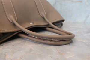 HERMES／エルメス ガーデンパーティＴＰＭ ネゴンダ エトゥープ □L刻印 トートバッグ 700030166