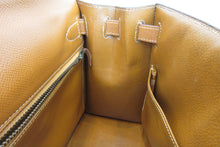 將圖片載入圖庫檢視器 HERMES／エルメス ケリー28 トワルアッシュ/クシュベル ベージュ/ゴールド 〇U刻印 ハンドバッグ 700040217

