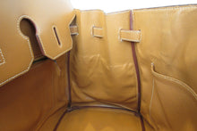Load image into Gallery viewer, HERMES BIRKIN 35 Box carf leather Natural □F Engraving Hand bag 600120231
