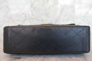 CHANEL/シャネル デカマトラッセシングルフラップチェーンショルダーバッグ ラムスキン ブラック/ゴールド金具 ショルダーバッグ 700070163