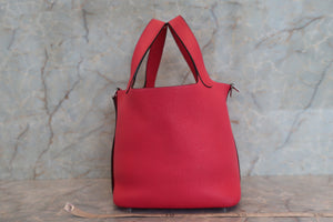 HERMES／エルメス ピコタンロックＰＭ トリヨンクレマンス ローズエクストリーム D刻印 ハンドバッグ 700050260