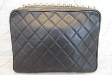 Load image into Gallery viewer, CHANEL Matelasse chain shoulder bag Caviar skin Black/Gold hadware Shoulder bag 600110141
