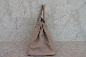 HERMES／エルメス バーキン35 トリヨンクレマンス トゥルティエールグレー □K刻印 ハンドバッグ 700090046