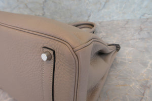 HERMES／エルメス バーキン35 トリヨンクレマンス トゥルティエールグレー □K刻印 ハンドバッグ 700090046