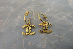 CHANEL/シャネル ココマークピアス 金メッキ ゴールド ピアス 700050209
