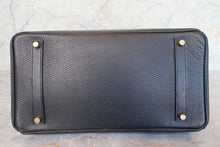 將圖片載入圖庫檢視器 HERMES／エルメス バーキン35 アルデンヌ ブラック □H刻印 ハンドバッグ 700110104
