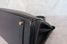 將圖片載入圖庫檢視器 HERMES／エルメス バーキン35 アルデンヌ ブラック □H刻印 ハンドバッグ 700110104
