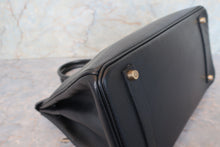 將圖片載入圖庫檢視器 HERMES／エルメス バーキン35 アルデンヌ ブラック □H刻印 ハンドバッグ 700110104
