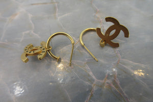 CHANEL/シャネル ココマークピアス 金メッキ ゴールド ピアス 700050209