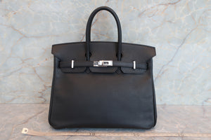 HERMES／エルメス バーキン25 ヴォーエプソン ブラック □N刻印 ハンドバッグ 700070280