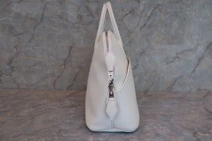 HERMES BOLIDE 1923 Swift leather White □K刻印  Hand bag 500110102