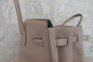HERMES／エルメス バーキン35 トリヨンクレマンス トゥルティエールグレー □K刻印 ハンドバッグ 700090046