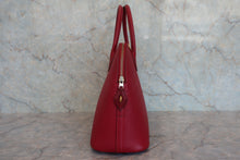 将图片加载到图库查看器，HERMES／BOLIDE 31 Clemence leather Rouge garance □H刻印 Shoulder bag 800060144
