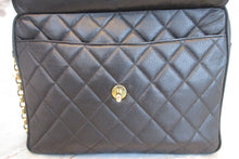 Load image into Gallery viewer, CHANEL Matelasse chain shoulder bag Caviar skin Black/Gold hadware Shoulder bag 600110141
